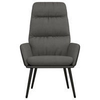 Sedia Relax Grigio Scuro in Tessuto cod mxl 14487