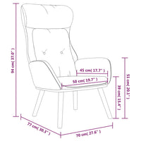 Poltrona Rilassante Nera in Tessuto 341296