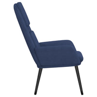 Sedia Relax Blu in Tessuto 341316