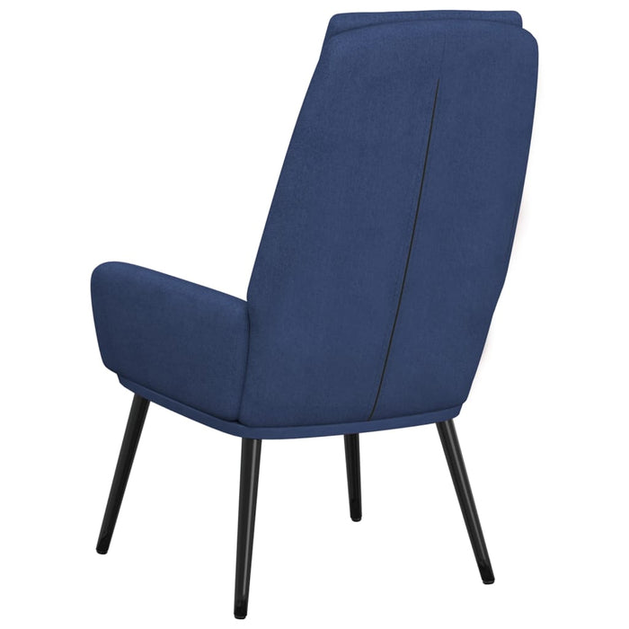 Sedia Relax Blu in Tessuto 341316