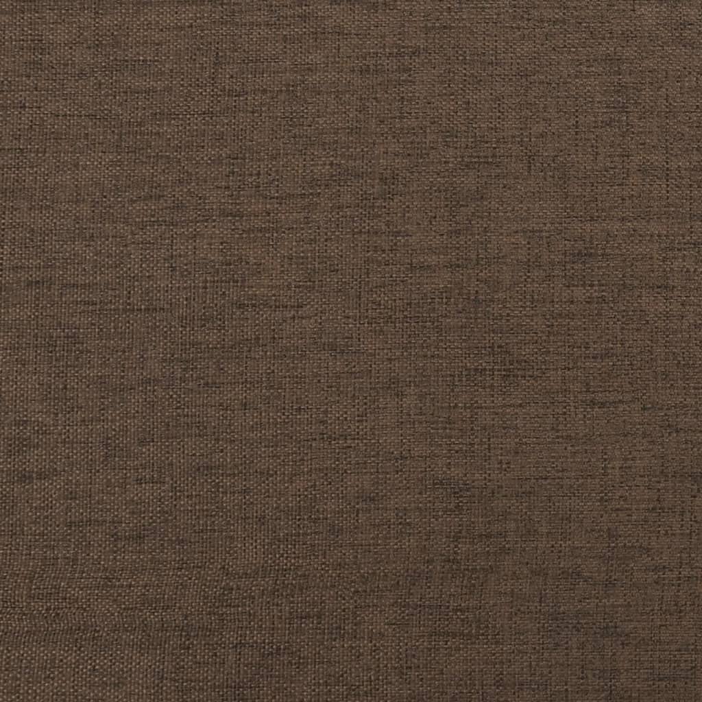 Poggiapiedi Marrone 45x29,5x35 cm in Tessuto 341460