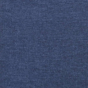 Poggiapiedi Blu 45x29,5x35 cm in Tessuto 341461