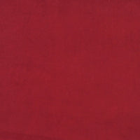 Poggiapiedi Roso Vino 45x29,5x35 cm in Velluto 341473