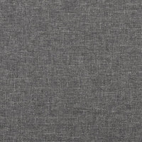 Sgabello Grigio Chiaro 45x29,5x35cm in Tessuto e Similpelle 341479