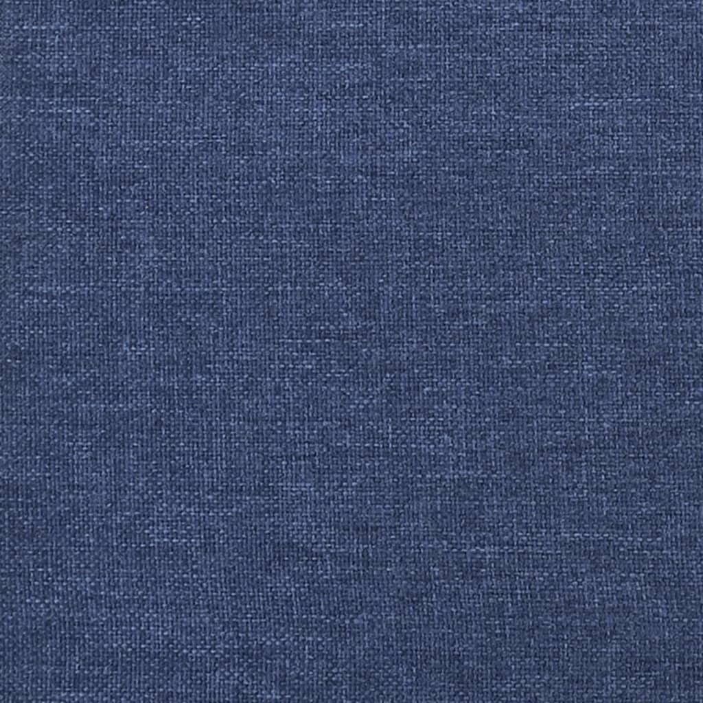 Poggiapiedi Blu 45x29,5x35 cm in Tessuto 341497