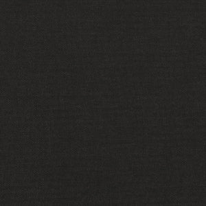 Poggiapiedi Nero 45x29,5x35 cm in Tessuto 341499