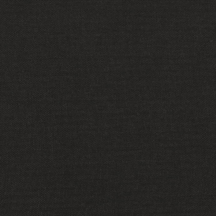 Poggiapiedi Nero 45x29,5x35 cm in Tessuto 341499