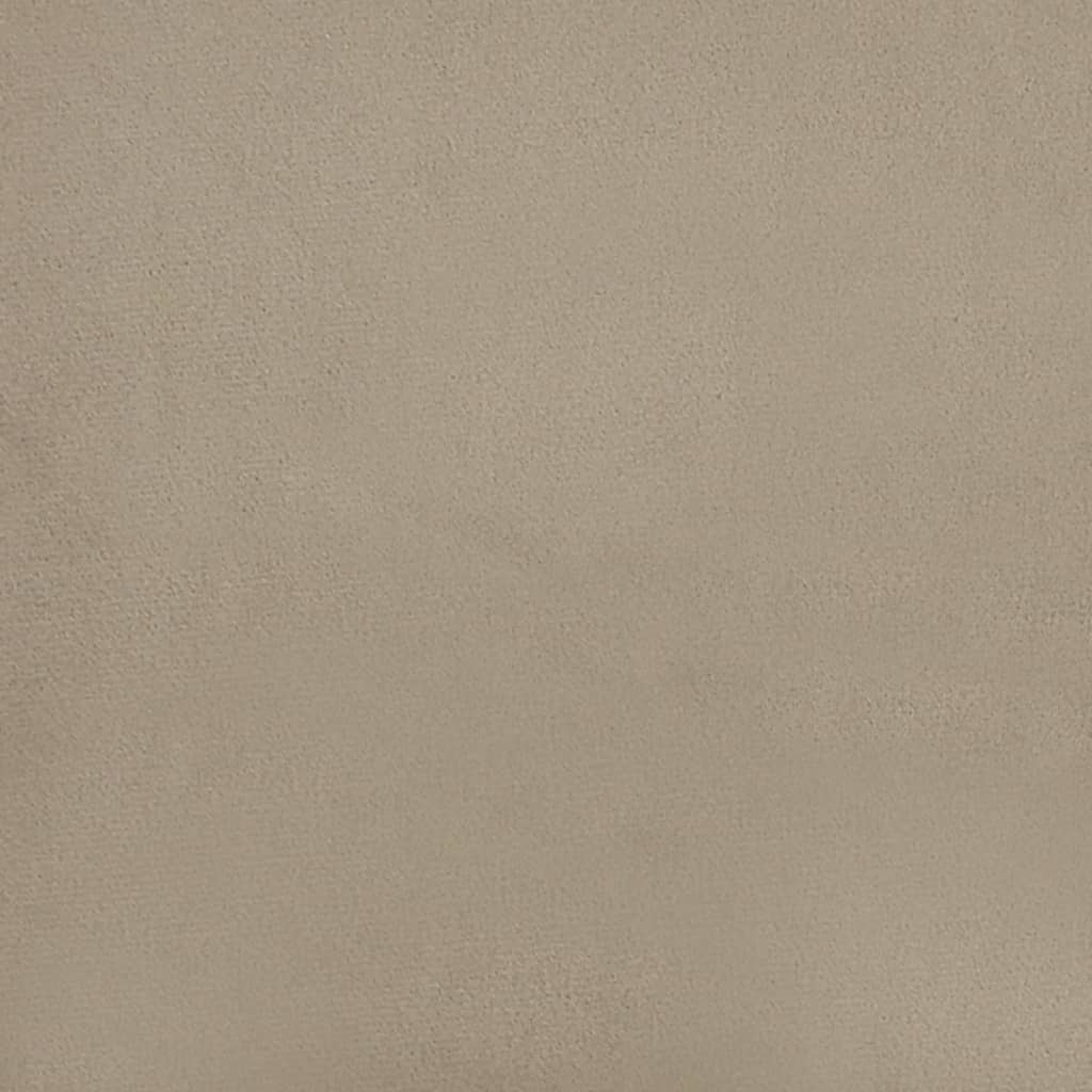 Sgabello Grigio Chiaro 60x60x35 cm in Microfibra 341560