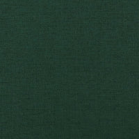 Poggiapiedi Verde Scuro 60x60x36 cm in Tessuto 341572