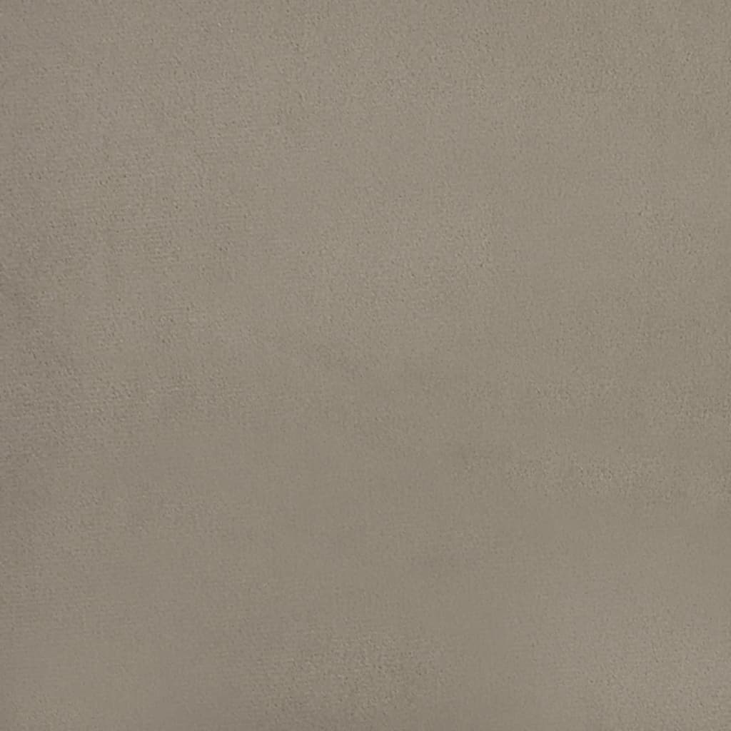 Poggiapiedi Grigio Chiaro 60x60x39 cm in Velluto cod mxl 66361