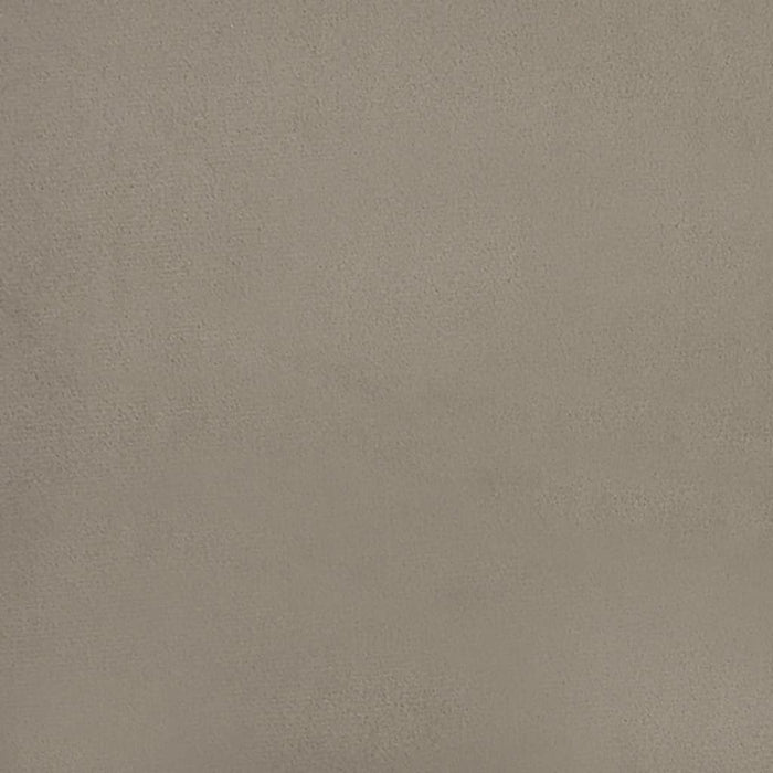 Poggiapiedi Grigio Chiaro 60x60x39 cm in Velluto cod mxl 66361