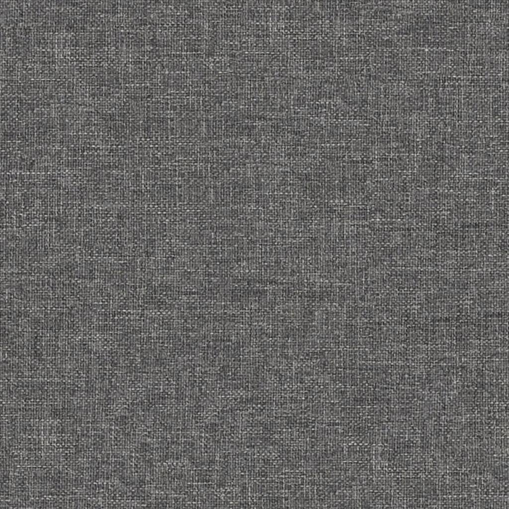 Poggiapiedi Grigio Chiaro 60x60x39 cm in Tessuto e Similpelle cod mxl 57395