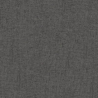 Poggiapiedi Grigio Scuro 60x60x36 cm in Tessuto e Similpelle 341608