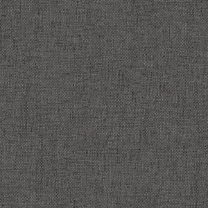 Poggiapiedi Grigio Scuro 60x60x36 cm in Tessuto e Similpelle 341608