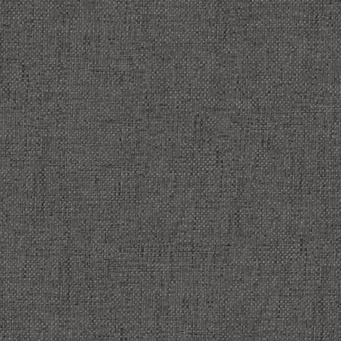 Poggiapiedi Grigio Scuro 60x60x36 cm in Tessuto e Similpelle 341608