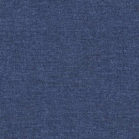 Poggiapiedi Blu 60x60x36 cm in Tessuto e Similpelle 341611