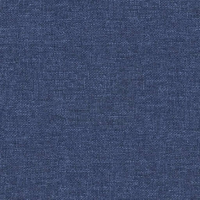 Poggiapiedi Blu 60x60x36 cm in Tessuto e Similpelle 341611