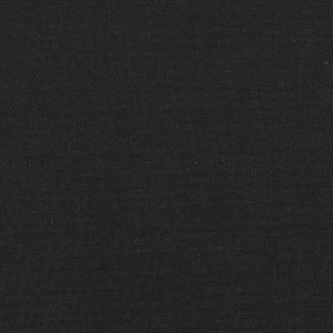 Poggiapiedi Nero 60x60x36 cm in Tessuto e Similpelle 341613