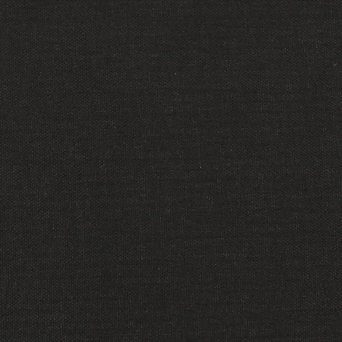 Poggiapiedi Nero 60x60x36 cm in Tessuto e Similpelle 341613