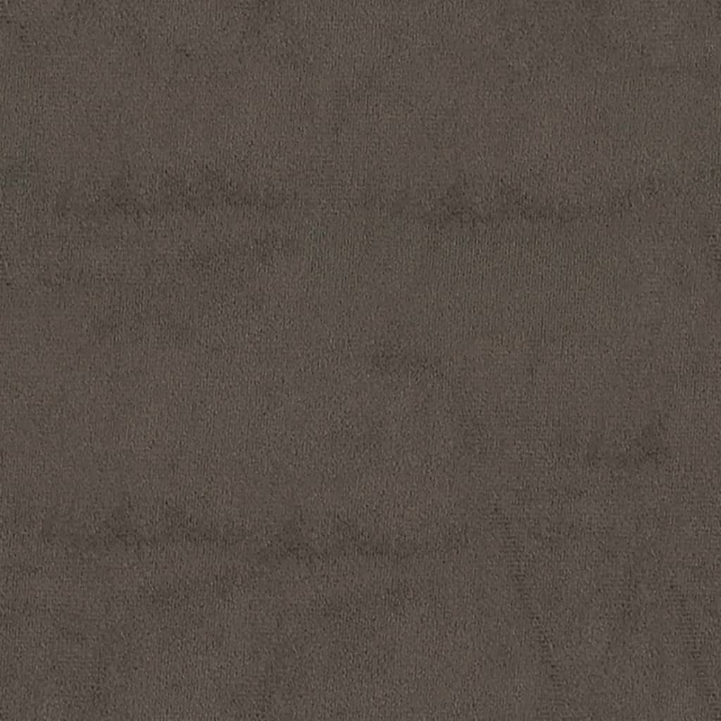 Poggiapiedi Grigio Scuro 60x60x39 cm in Microfibra cod mxl 57392