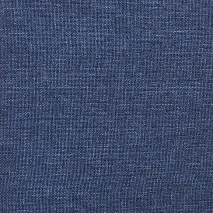 Poggiapiedi Blu 60x60x36 cm in Tessuto e Similpelle 341648