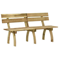 Panchina da Giardino 160 cm in Legno di Pino Impregnato cod mxl 45713