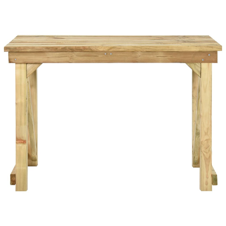 Tavolo da Giardino 110x79x75 cm Legno di Pino Impregnato cod mxl 34421