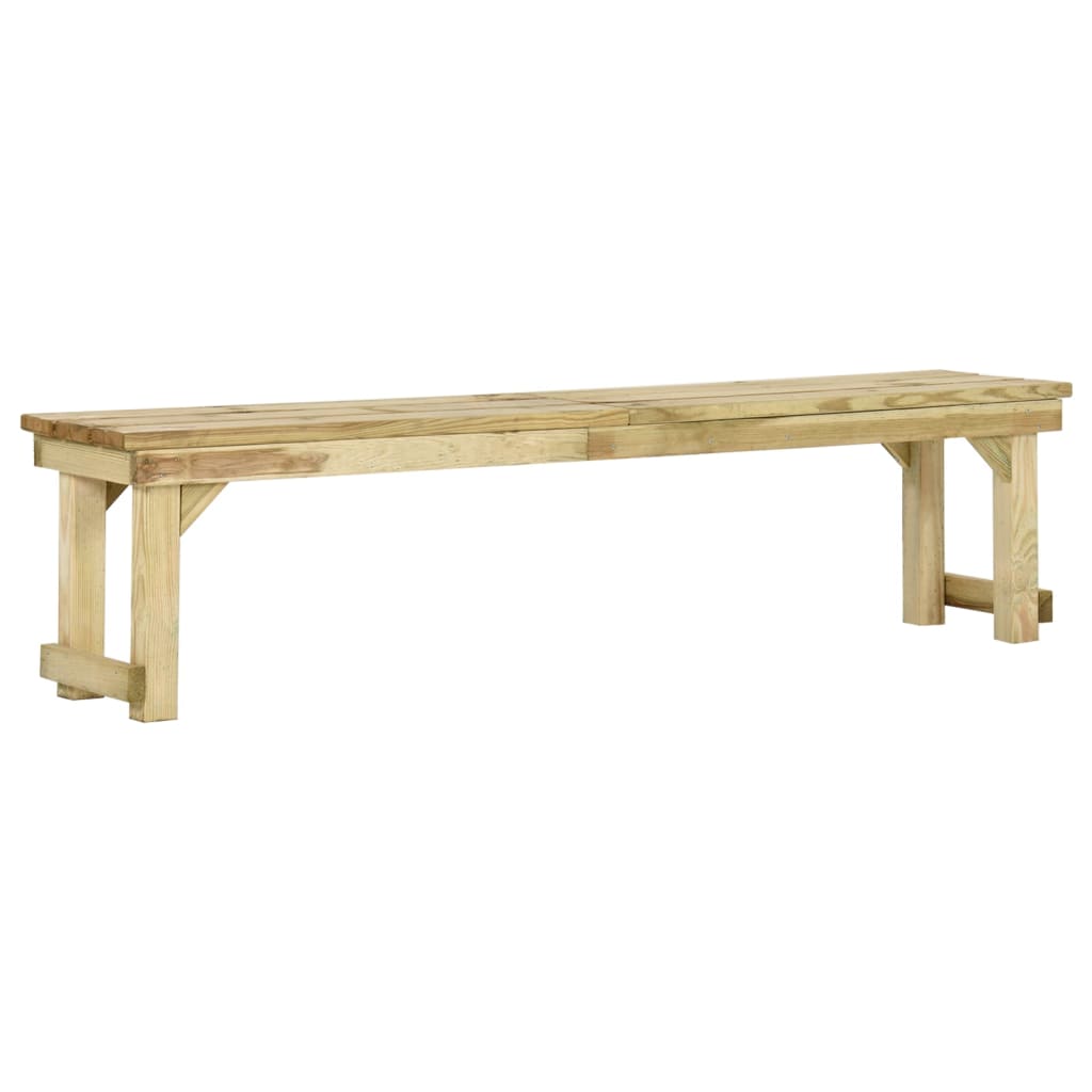 Panchina da Giardino 180 cm in Legno di Pino Impregnato 318414