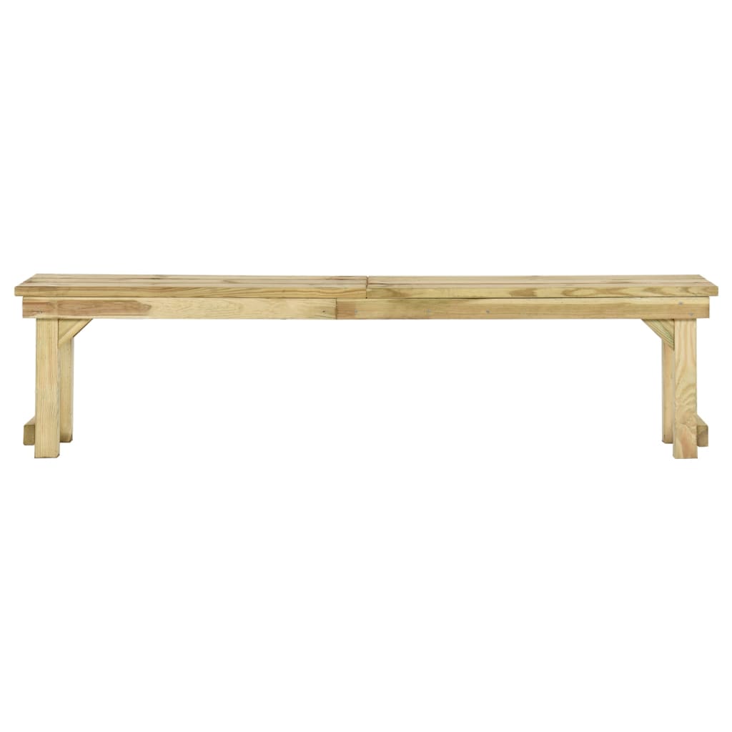 Panchina da Giardino 180 cm in Legno di Pino Impregnato 318414