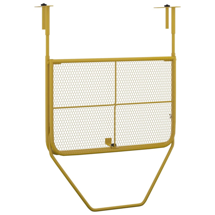 Tavolo da Balcone Oro 60x40 cm in Acciaio cod mxl 34386