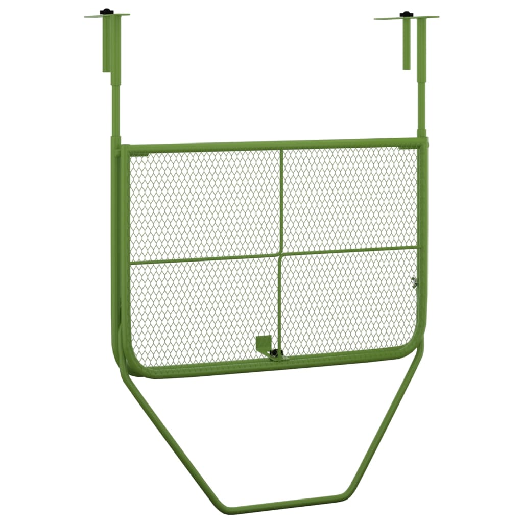 Tavolo da Balcone Verde 60x40 cm in Acciaio cod mxl 47896