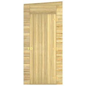 Capanno da Giardino 100x210x218 cm in Legno di Pino Impregnato 318201