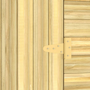 Capanno da Giardino 100x200x220 cm in Legno di Pino Impregnato cod mxl 65817