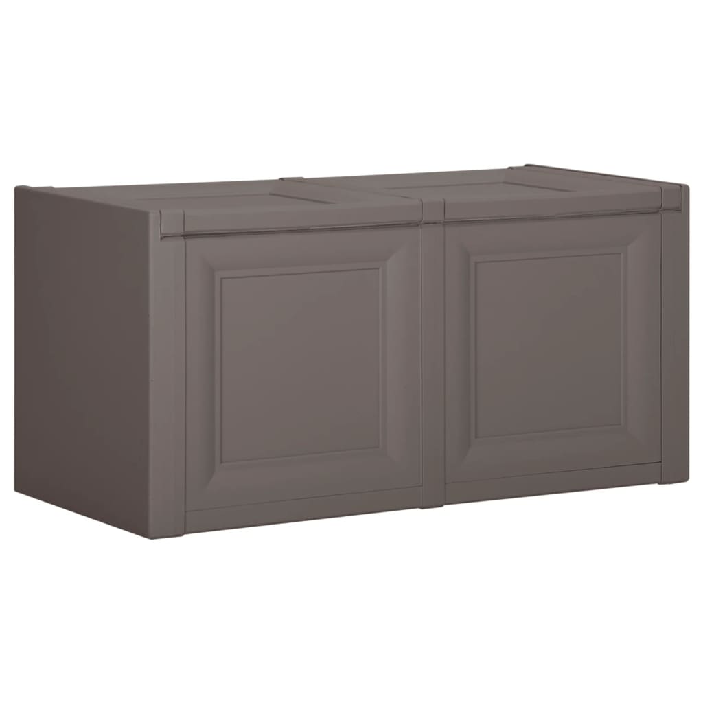 Baule per Cuscini Grigio 86x40x42 cm 85 L 340613