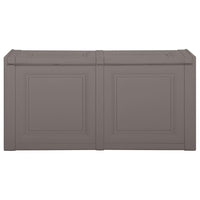 Baule per Cuscini Grigio 86x40x42 cm 85 L 340613