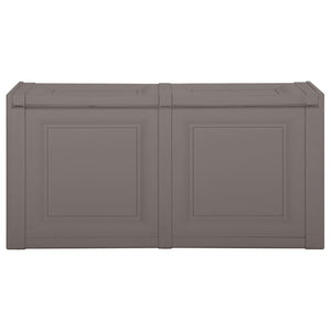 Baule per Cuscini Grigio 86x40x42 cm 85 L 340613