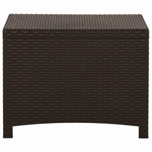 Baule da Giardino 60x54x41 cm Marrone in Rattan PP cod mxl 67599