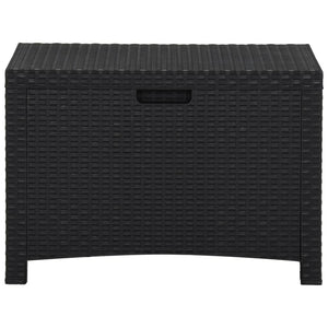 Baule da Giardino 60x54x41 cm in Rattan PP Grafite 318238