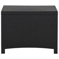 Baule da Giardino 60x54x41 cm in Rattan PP Grafite 318238