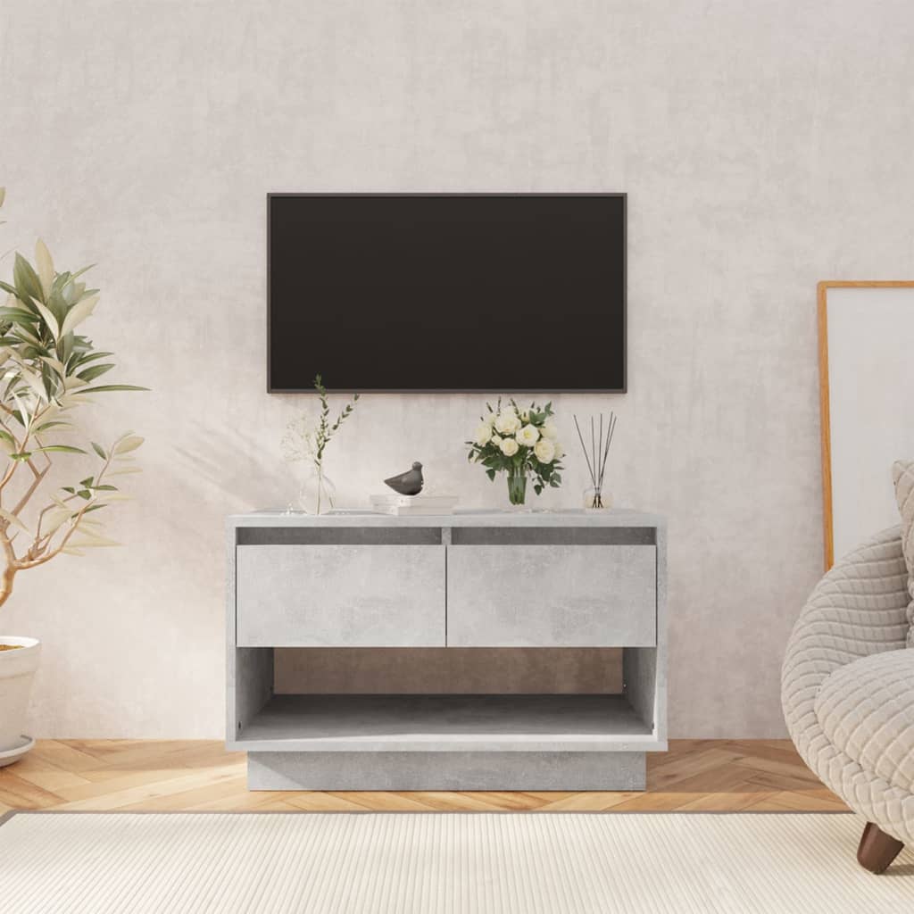 Mobile TV Grigio Cemento 70x41x44 cm in Truciolato 809498