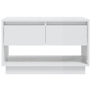 Mobile Porta TV Bianco Lucido 70x41x44 cm in Truciolato 809500