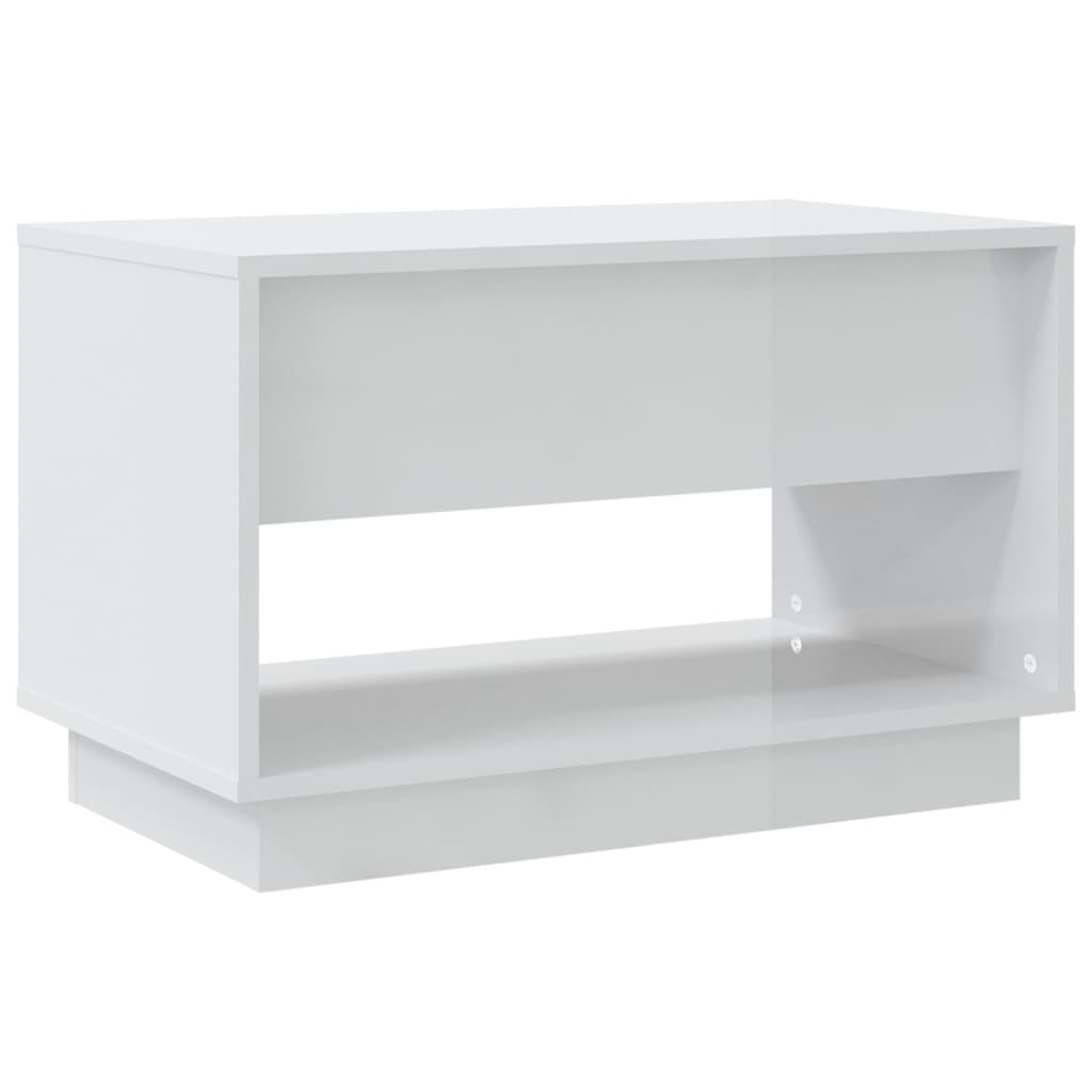 Mobile Porta TV Bianco Lucido 70x41x44 cm in Truciolato 809500