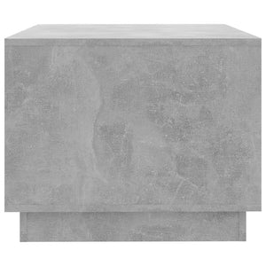 Tavolino da Salotto Grigio Cemento 102,5x55x44 cm in Truciolato cod mxl 55840