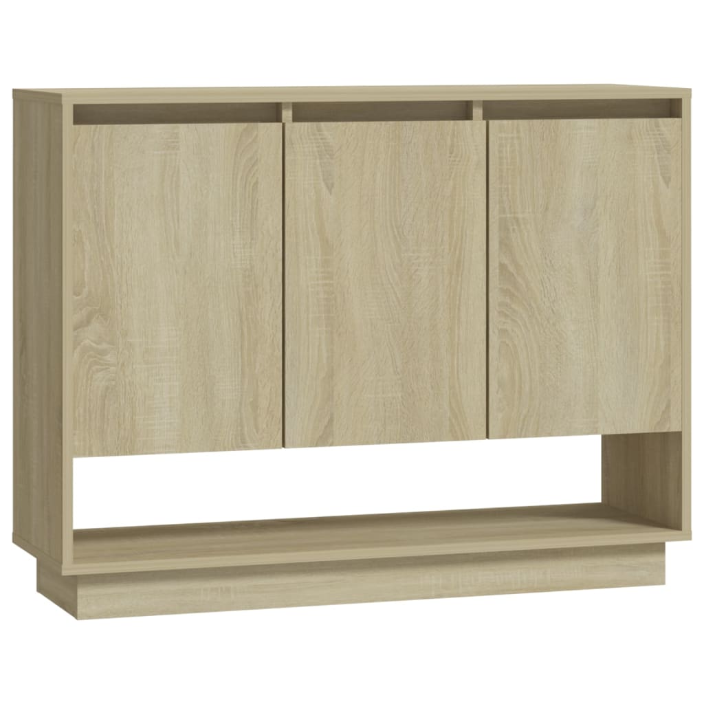 Credenza Rovere Sonoma 97x31x75 cm in Truciolato cod mxl 10457