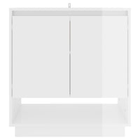 Credenza Bianco Lucido 70x41x75 cm in Truciolato cod mxl 22759