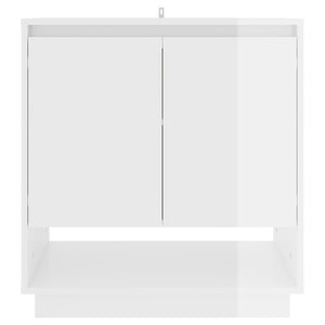 Credenza Bianco Lucido 70x41x75 cm in Truciolato cod mxl 22759