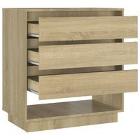 Credenza Rovere Sonoma 70x41x75 cm in Truciolato 809551