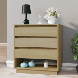 Credenza Rovere Sonoma 70x41x75 cm in Truciolato 809551