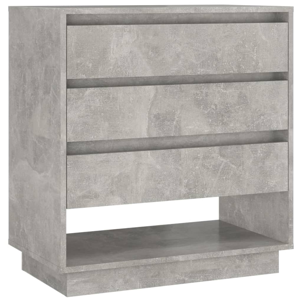 Credenza Grigio Cemento 70x41x75 cm in Truciolato 809552