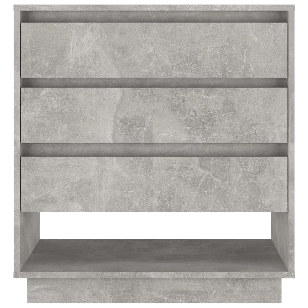 Credenza Grigio Cemento 70x41x75 cm in Truciolato 809552